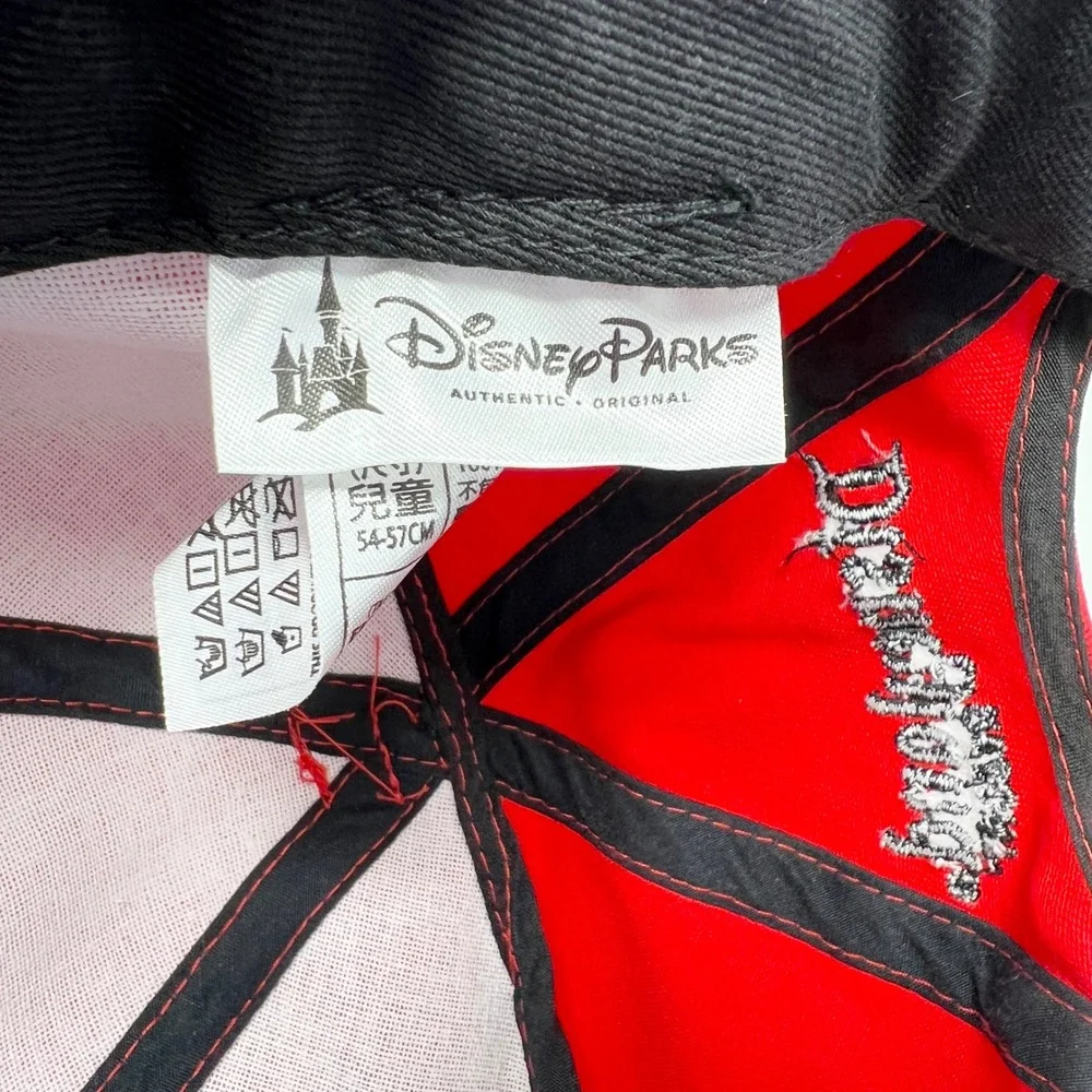 Disney Parks Minnie Mouse Red Polka Dot Bow Ears Cap Youth Snapback Hat
